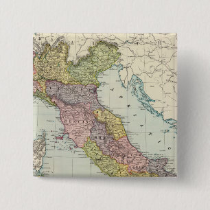 Badge Carré 5 Cm Italie 18