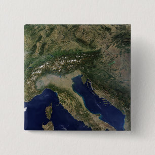 Badge Carré 5 Cm Italie 2
