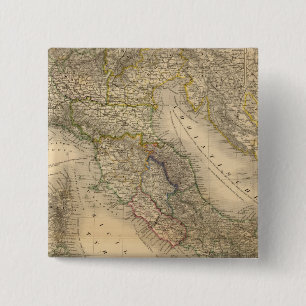 Badge Carré 5 Cm Italie 2