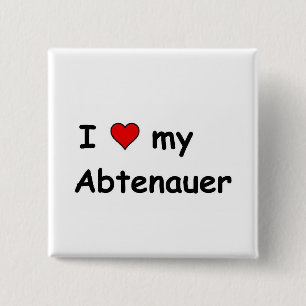 Badge Carré 5 Cm J'Aime Mon Abtenauer