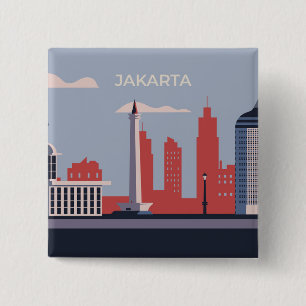 Badge Carré 5 Cm Jakarta