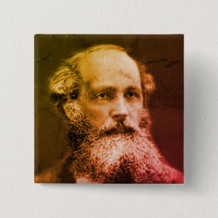 Badge Carré 5 Cm James Clerk Maxwell