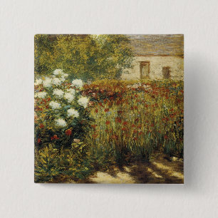 Badge Carré 5 Cm Jardin de Giverny