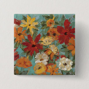 Badge Carré 5 Cm Jardin expressif lumineux