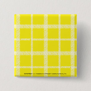 Badge Carré 5 Cm Jaune de plaid