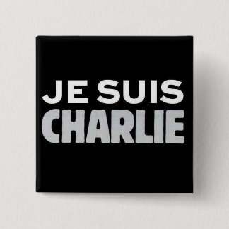 Badge Carré 5 Cm Je Suis Charlie