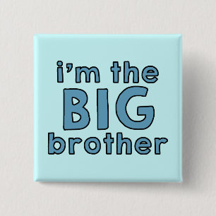Badge Carré 5 Cm Je suis le Big Brother