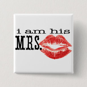 Badge Carré 5 Cm Je suis Sa Madame.