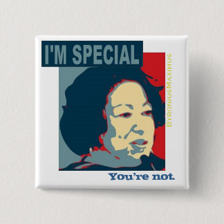 Badge Carré 5 Cm Je suis spécial.