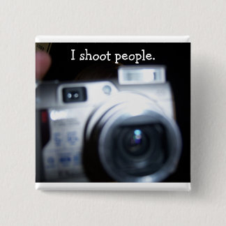 Badge Carré 5 Cm Je tire des personnes