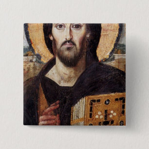Badge Carré 5 Cm Jésus-Christ