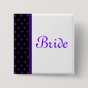 Badge Carré 5 Cm Jeune mariée