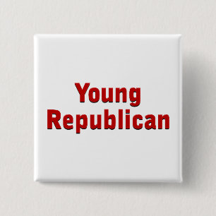 Badge Carré 5 Cm Jeune républicain