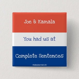 Badge Carré 5 Cm Jo et Kamala