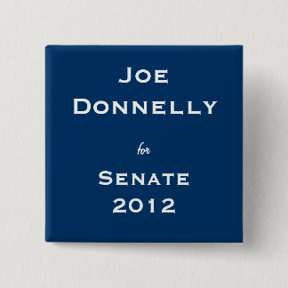 Badge Carré 5 Cm Joe Donnelly pour le sénat