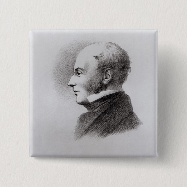 Badge Carré 5 Cm John Constable (Devant)