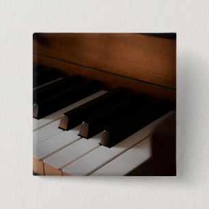 Badge Carré 5 Cm Joli piano