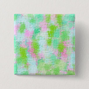 BADGE CARRÉ 5 CM JOLIMENT VERT MODERNE ABSTRAIT