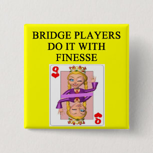 Badge Carré 5 Cm joueur de pont en double