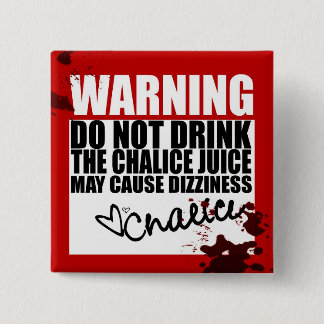 Badge Carré 5 Cm Jus de calice