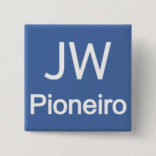 Badge Carré 5 Cm JW Pioneiro