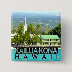 Badge Carré 5 Cm Kailua-Kona