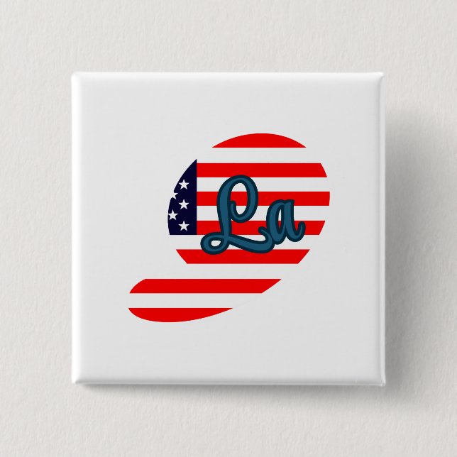 Badge Carré 5 Cm Kamala Harris Comma La (Devant)