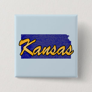 Badge Carré 5 Cm Kansas