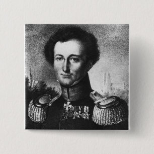 Badge Carré 5 Cm Karl von Clausewitz