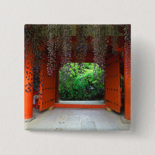 Badge Carré 5 Cm Kasuga Shrine, Nara, Japon