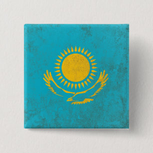 Badge Carré 5 Cm Kazakhstan