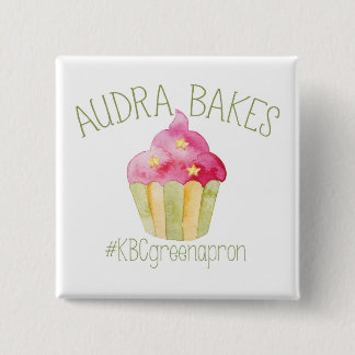 Badge Carré 5 Cm KBC Audra fait le bouton carré