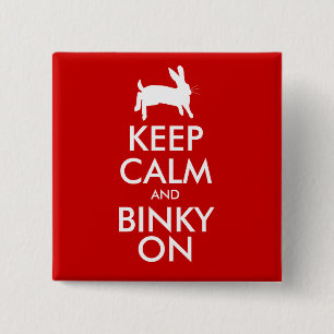 BADGE CARRÉ 5 CM KEEP CALM