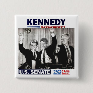 Badge Carré 5 Cm Kennedy Sénat américain 2020