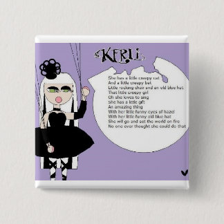 Badge Carré 5 Cm kerli