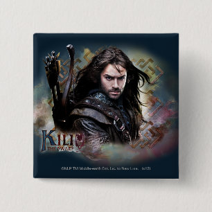 Badge Carré 5 Cm Kili with
