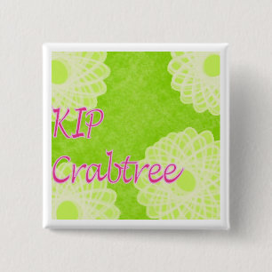 Badge Carré 5 Cm KIP Crabtree