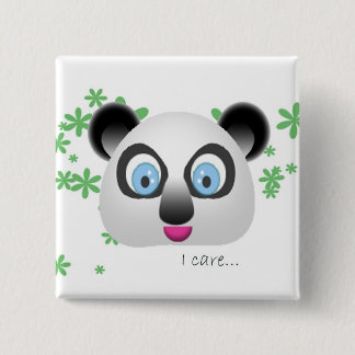 Badge Carré 5 Cm Koala, i care