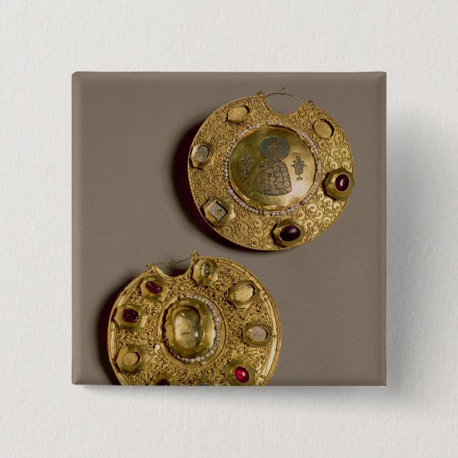 Badge Carré 5 Cm Kolt Medallion', Riazan (Devant)