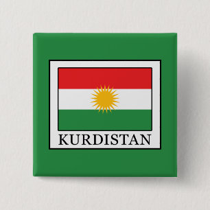 Badge Carré 5 Cm Kurdistan