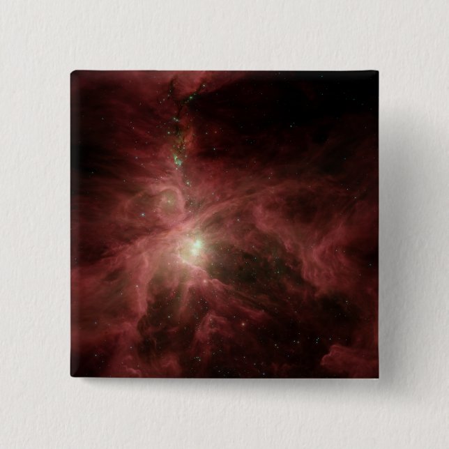 Badge Carré 5 Cm La beauté intérieure d'Orion (Devant)