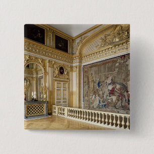 Badge Carré 5 Cm La chambre à coucher de Louis XIV