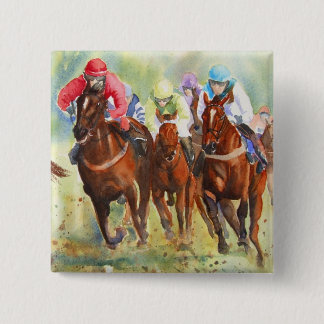 Badge Carré 5 Cm La chasse