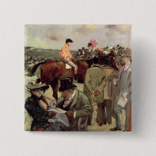 Badge Carré 5 Cm La Cheval-Course, c.1890
