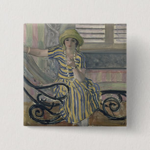 Badge Carré 5 Cm La cigarette