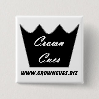 Badge Carré 5 Cm La couronne positionne le bouton de fierté