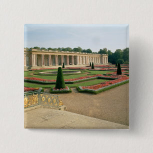 Badge Carré 5 Cm La façade de jardin du Trianon grand, 1687 (phot