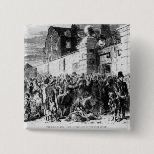 Badge Carré 5 Cm La famine irlandaise
