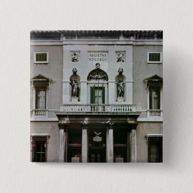 Badge Carré 5 Cm La Fenice de Teatro de mamie (Devant)