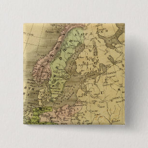 Badge Carré 5 Cm La feuille de route de l'Europe
